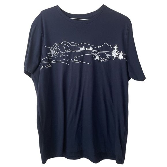 Old Navy Other - ❤️ OLD NAVY Blue Short Sleeve Graphic Shirt Size XXL ❤️